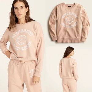 J. Crew University Terry "Riverside boat house" Sweatshirt